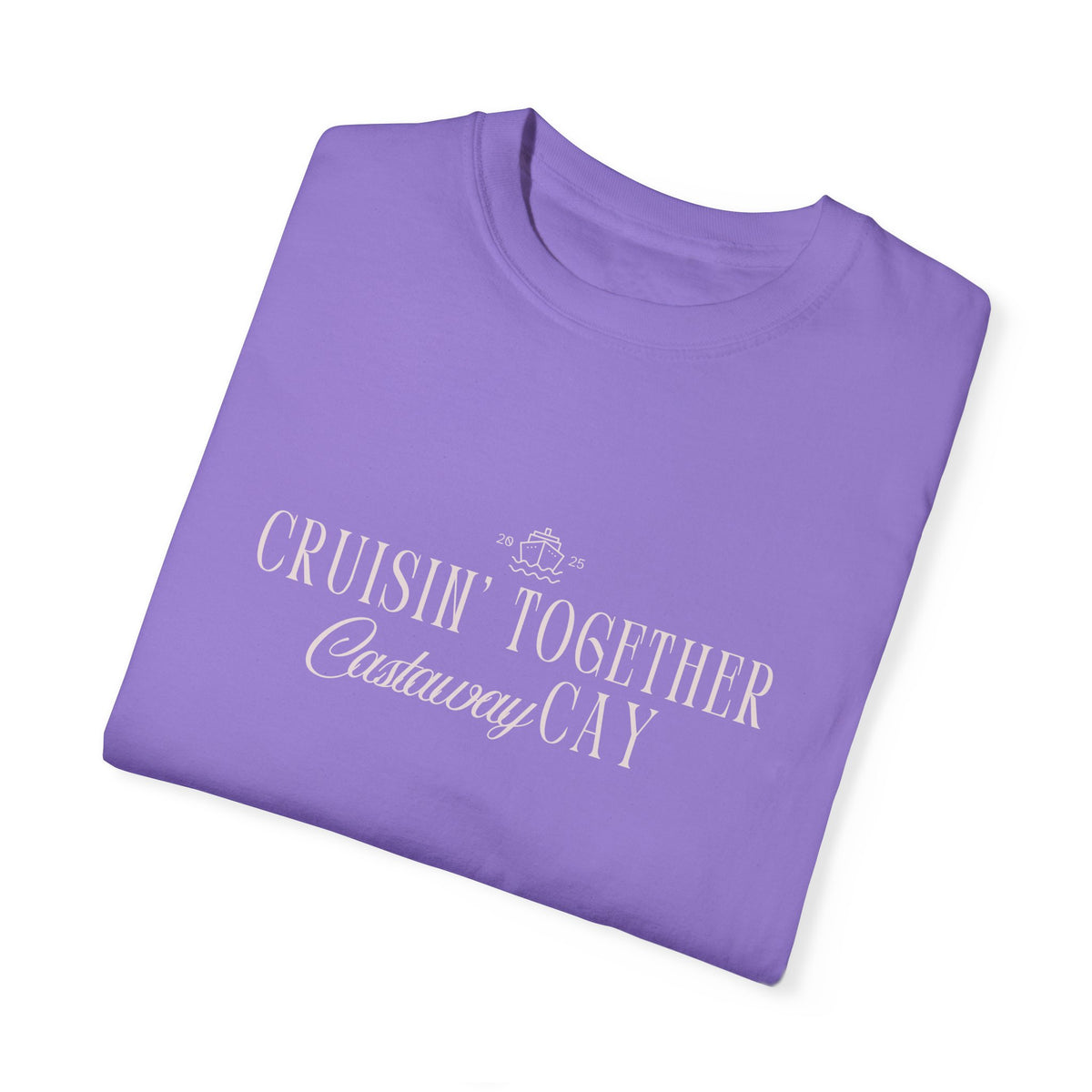 Cruisin' Together Castaway Cay Comfort Colors Unisex Garment-Dyed T-shirt