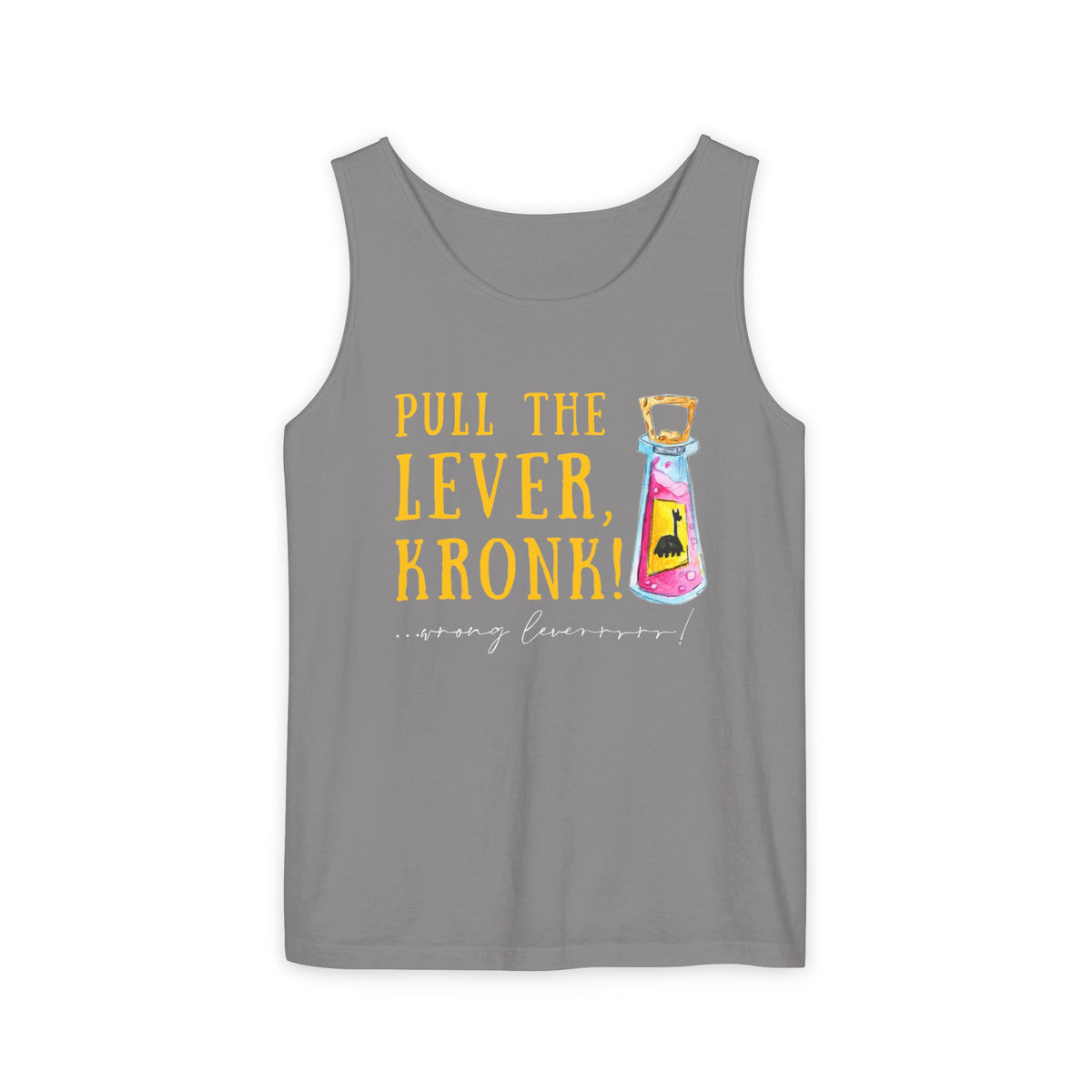 Pull The Lever Kronk Unisex Comfort Colors Garment-Dyed Tank Top