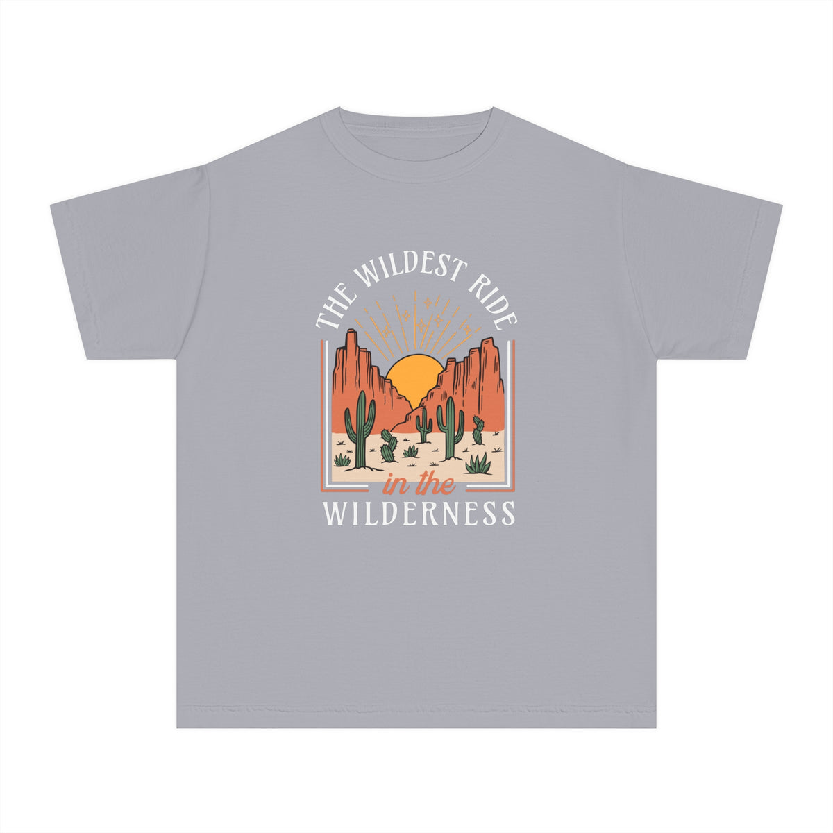 The Wildest Ride In The Wilderness Comfort Colors Youth Midweight Tee