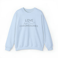 Love Doesn’t Count Chromosomes Gildan Unisex Heavy Blend™ Crewneck Sweatshirt
