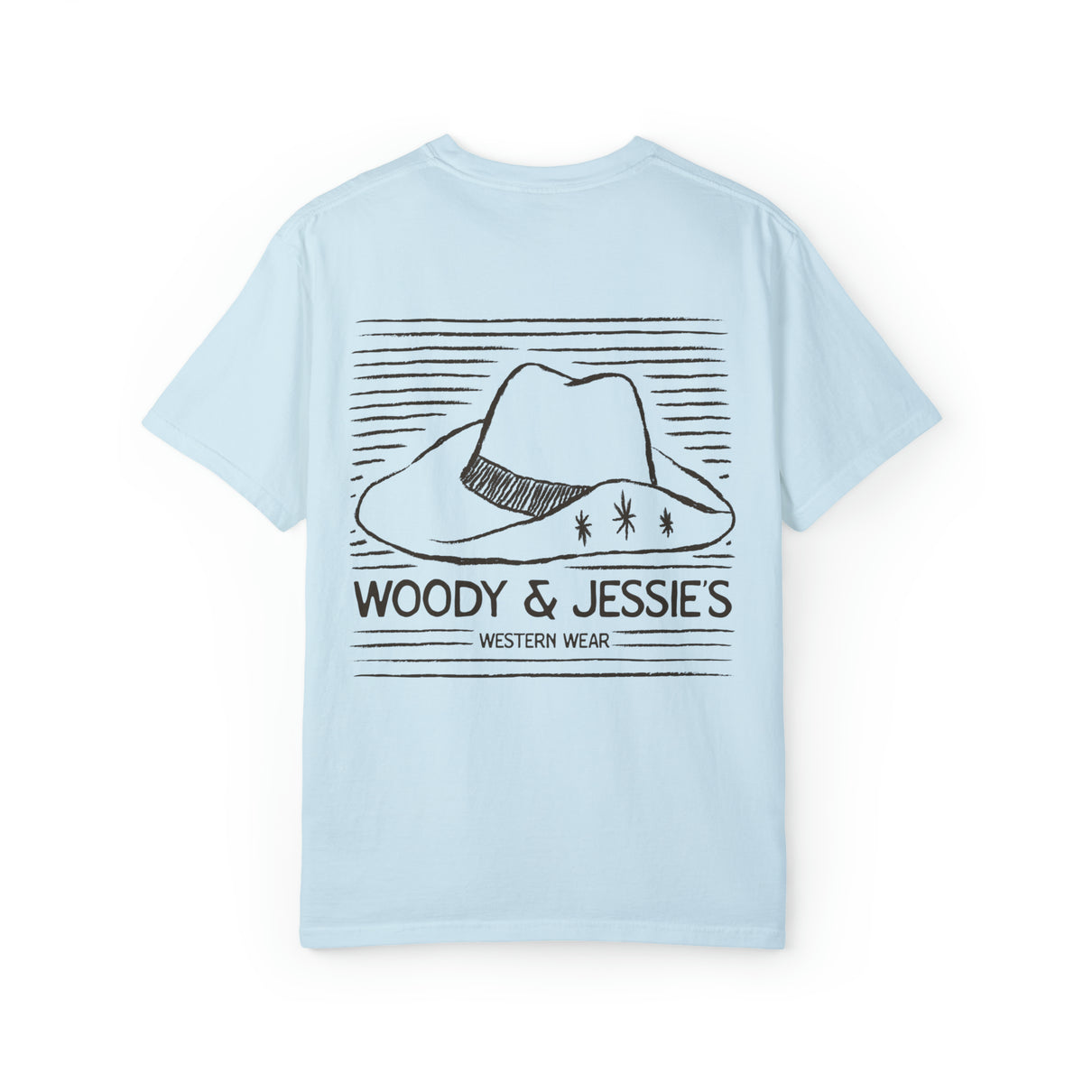 Woody & Jessie's Western Wear Comfort Colors Unisex Garment-Dyed T-shirt