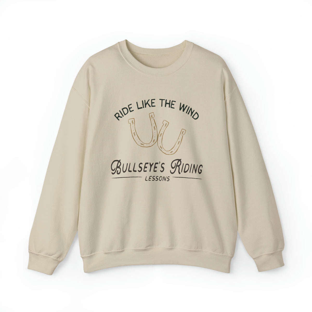 Bullseye's Riding Lessons Gildan Unisex Heavy Blend™ Crewneck Sweatshirt