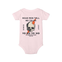 Dead Men Tell No Tales Bella Canvas Infant Jersey One Piece