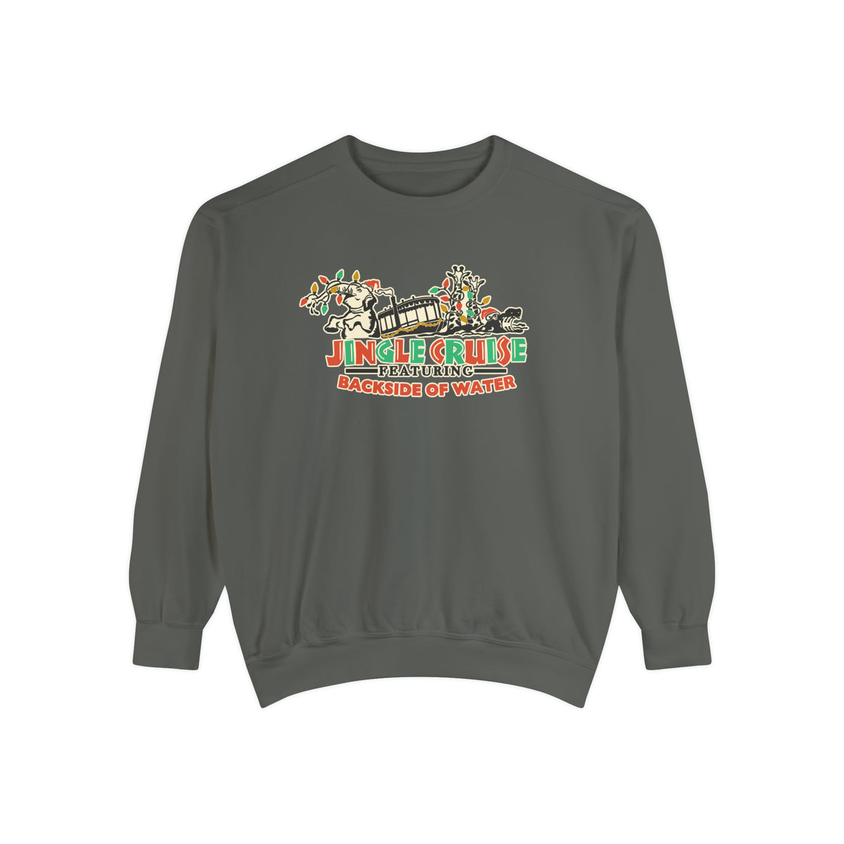 Jingle Cruise Comfort Colors Unisex Garment-Dyed Sweatshirt