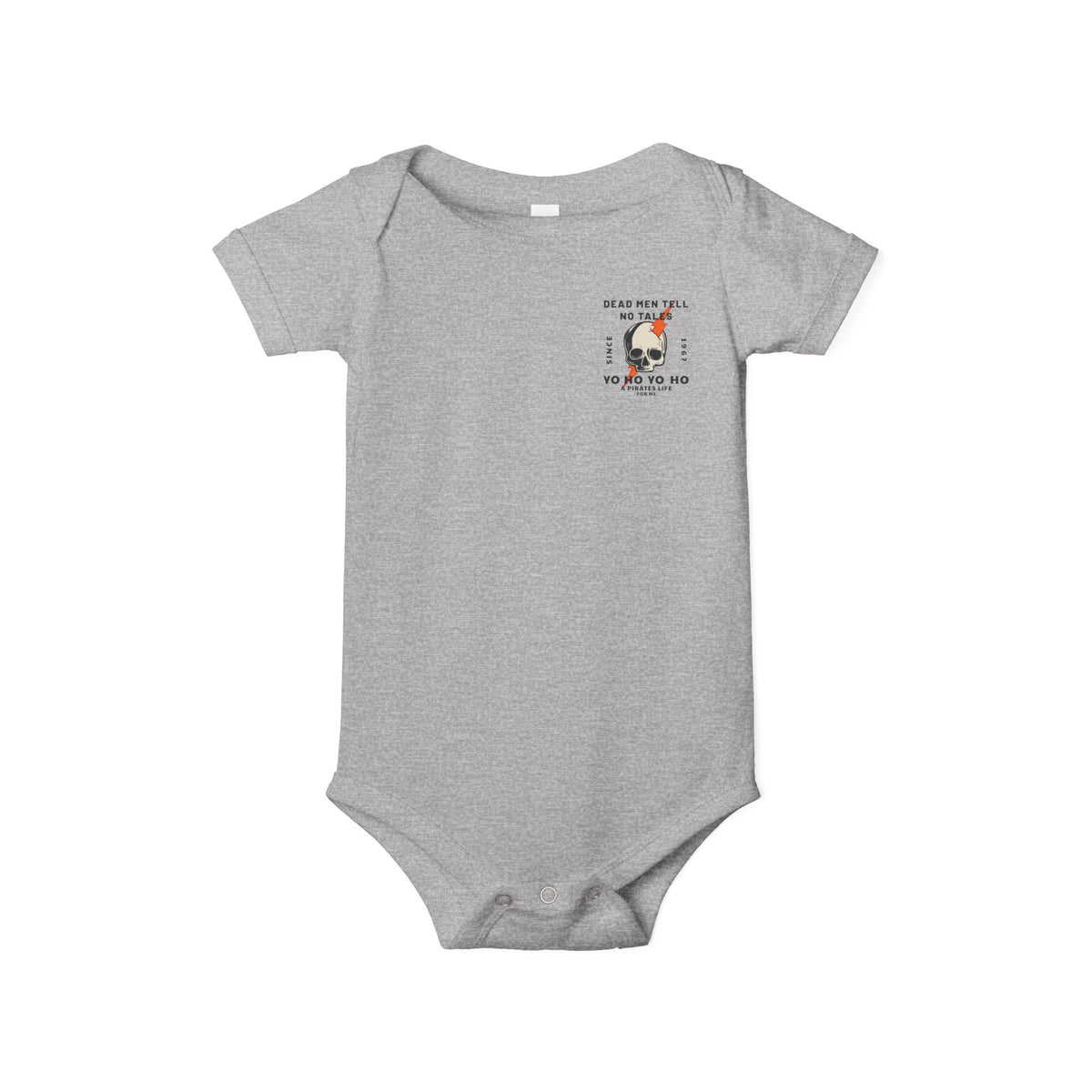 Dead Men Tell No Tales Bella Canvas Infant Jersey One Piece