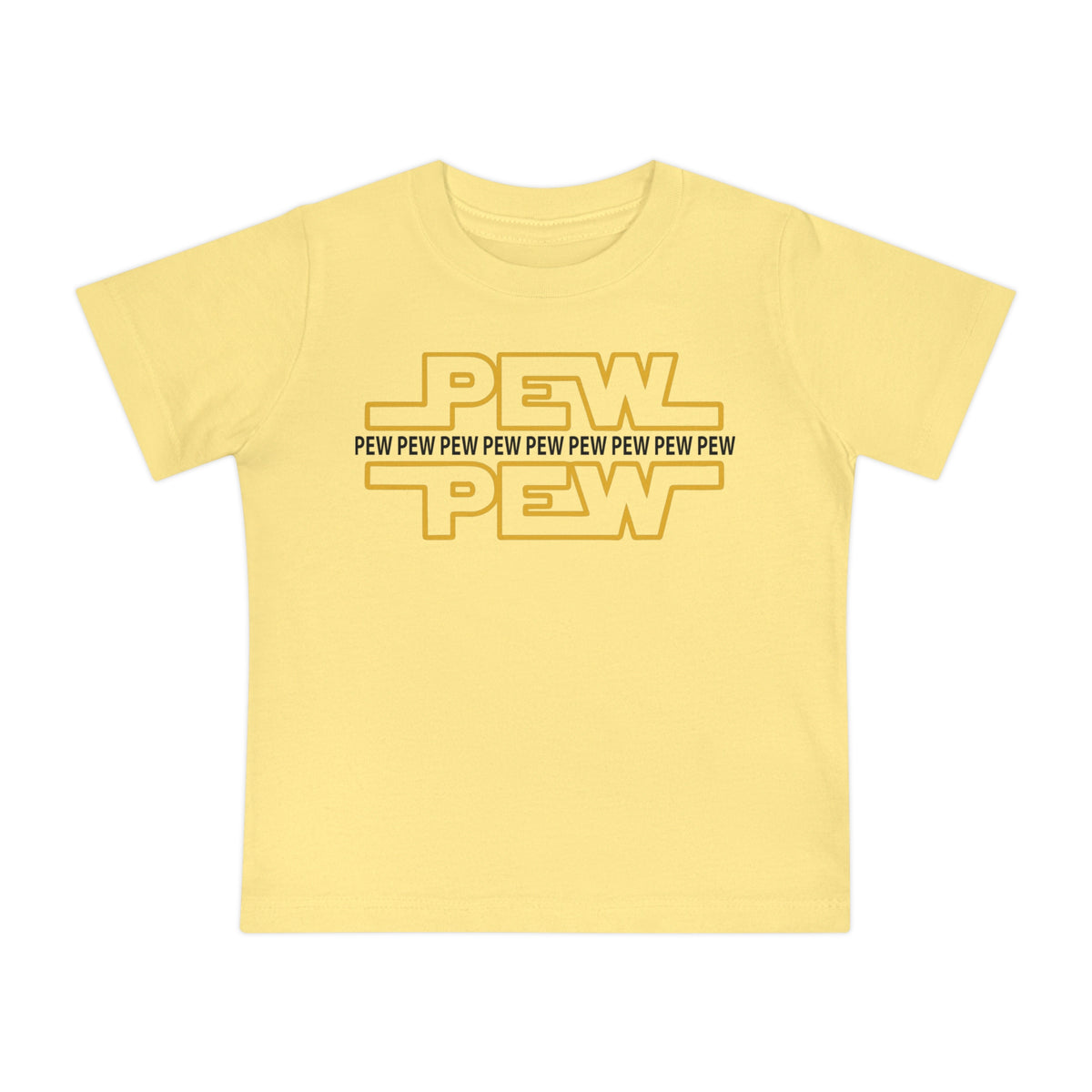 PEW PEW PEW Bella Canvas Baby Short Sleeve T-Shirt