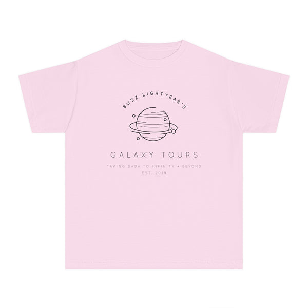 Lightyear's Galaxy Tours Comfort Colors Youth Midweight Tee