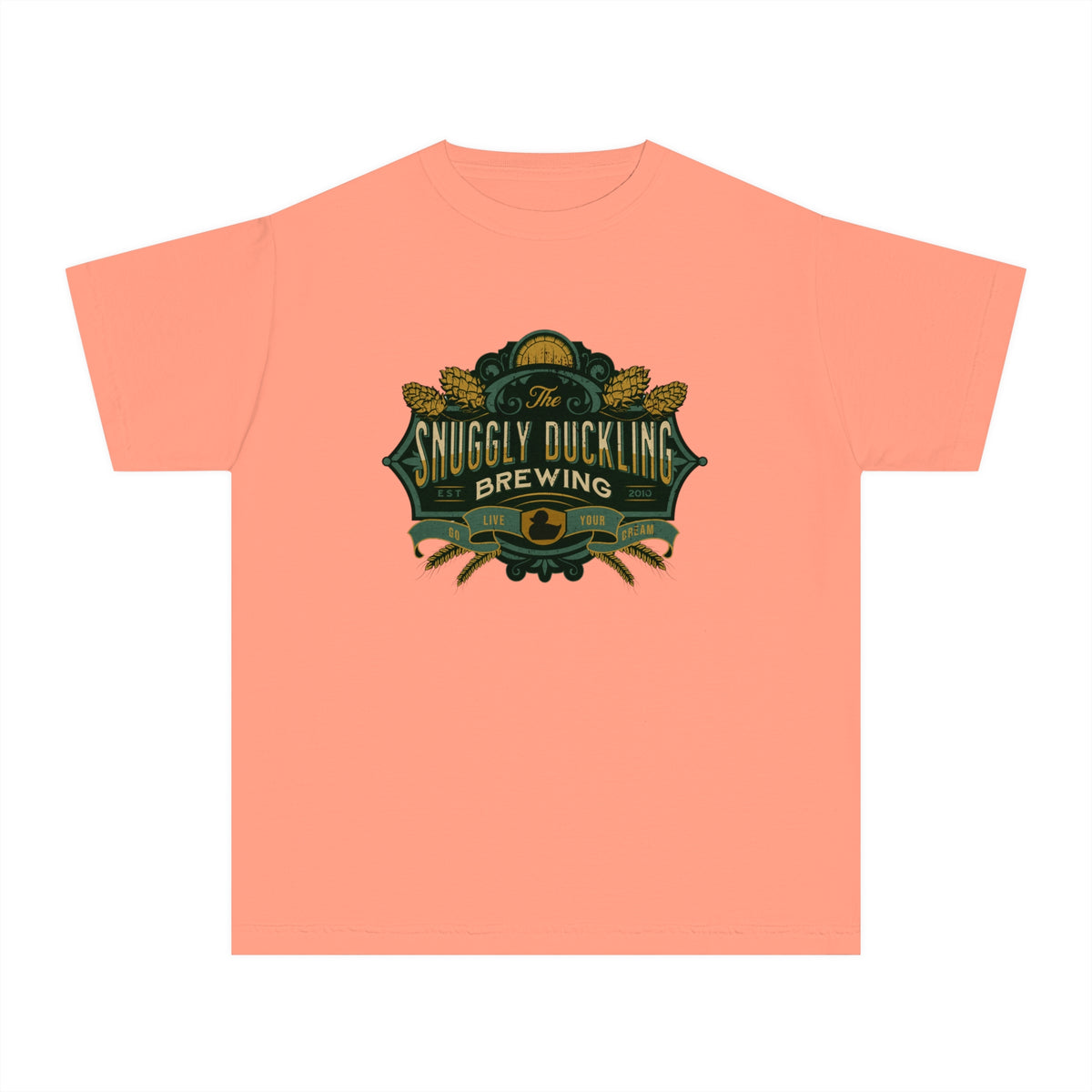 The Snuggly Duckling Brewing Comfort Colors Youth Midweight Tee