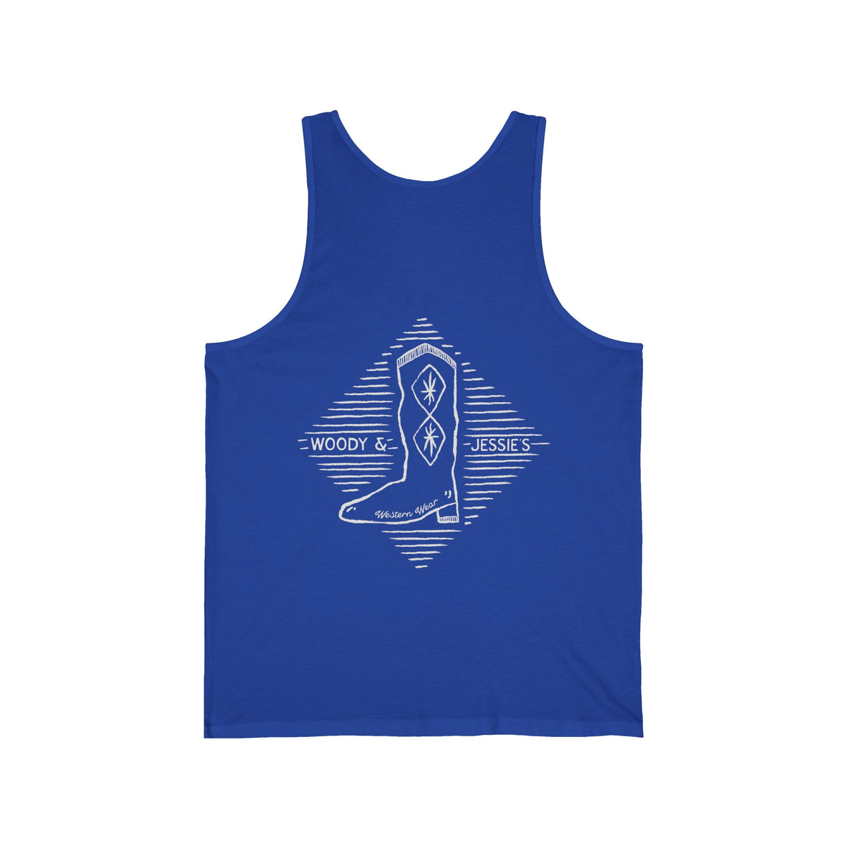 Woody & Jessie's Western Wear Bella Canvas Unisex Jersey Tank