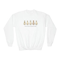 Trick or Treat Down Main Street Youth Crewneck Sweatshirt