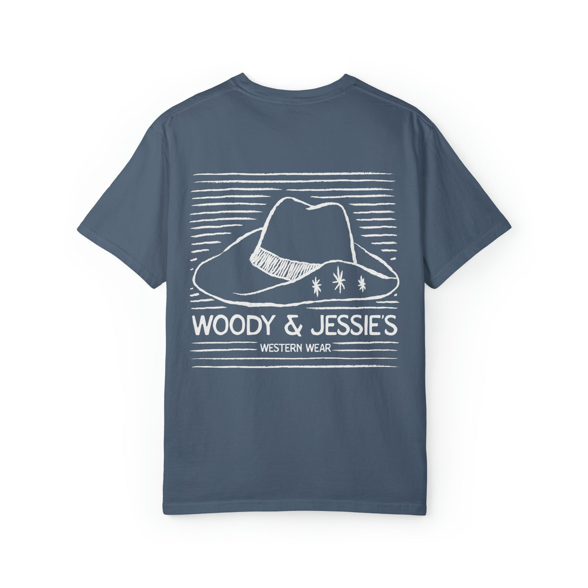 Woody & Jessie's Western Wear Comfort Colors Unisex Garment-Dyed T-shirt