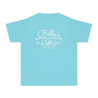 Belle’s Books & Candles Comfort Colors Youth Midweight Tee