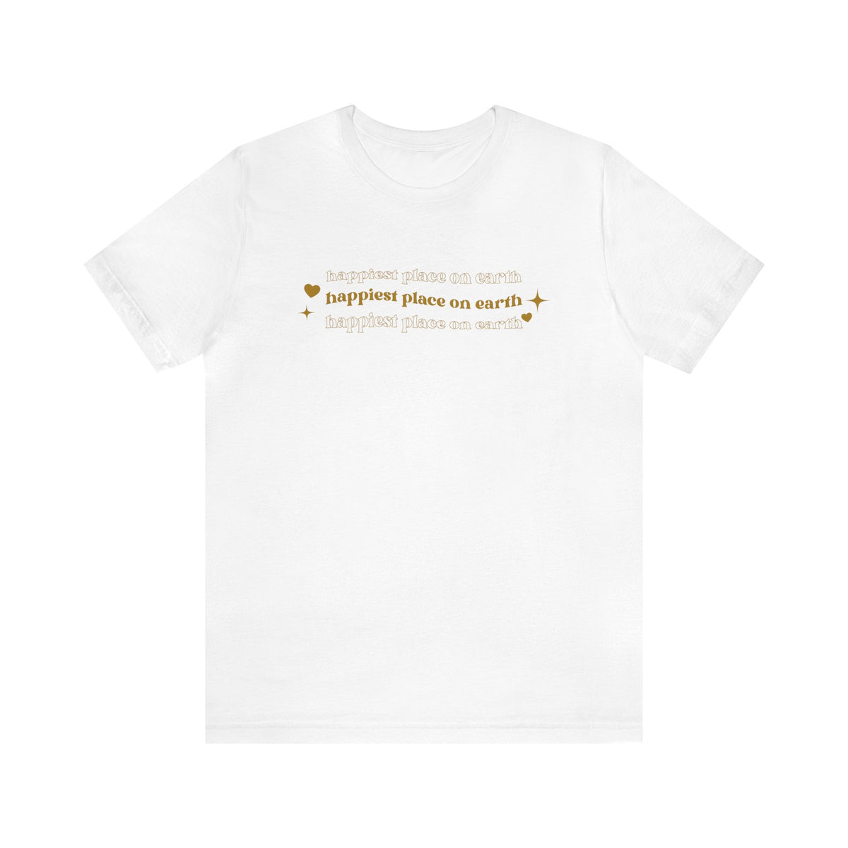 Happiest Place On Earth Bella Canvas Unisex Jersey Short Sleeve Tee