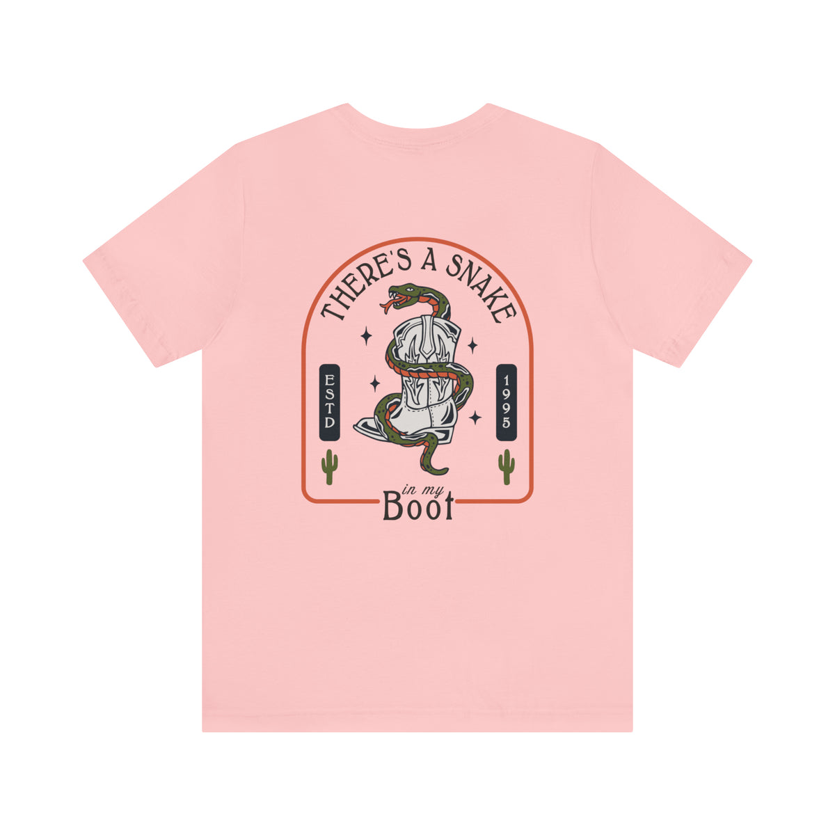 There's A Snake In My Boot Bella Canvas Unisex Jersey Short Sleeve Tee