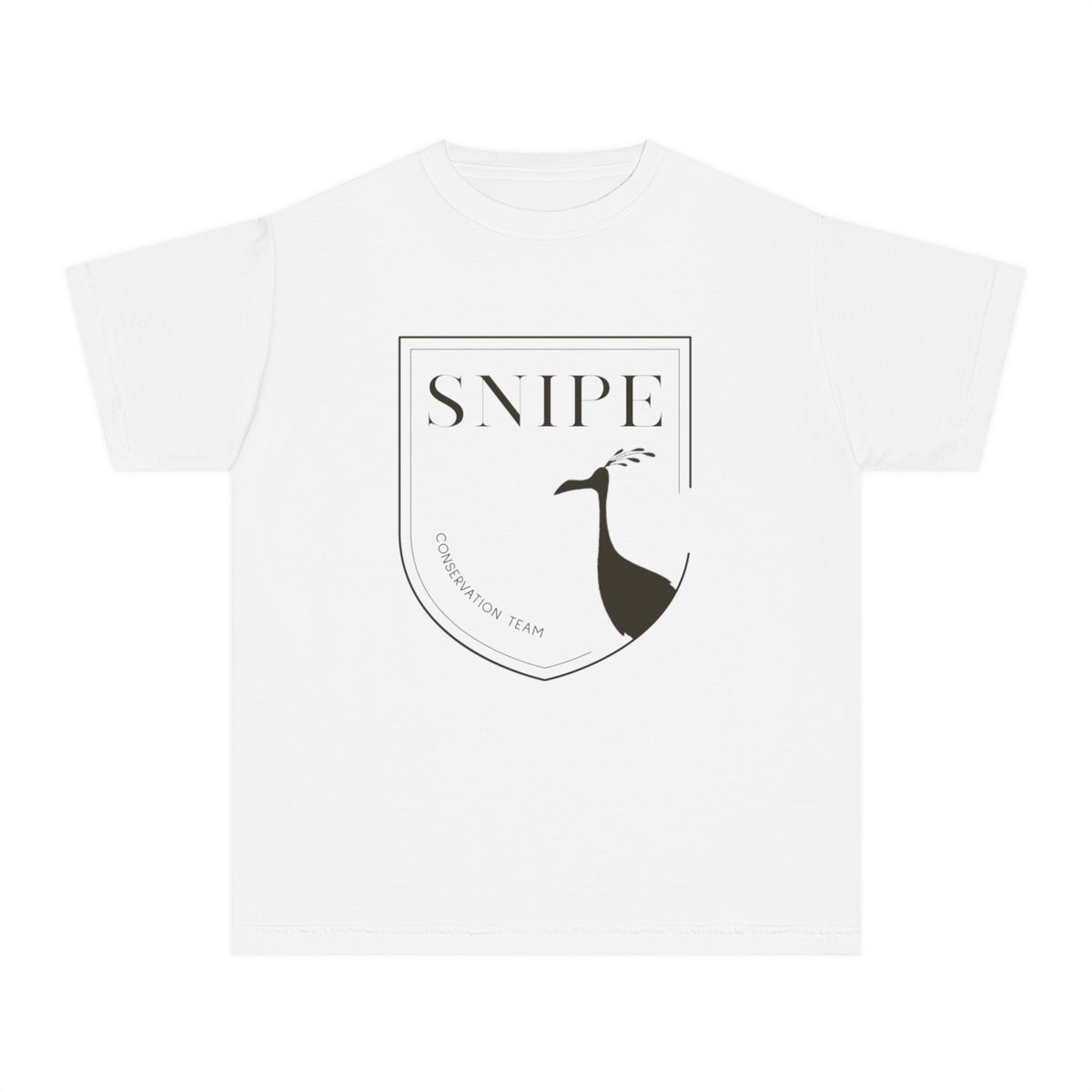 Snipe Conservation Team Comfort Colors Youth Midweight Tee