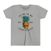 Yo Ho Pirates Life For Me Bella Canvas Youth Short Sleeve Tee
