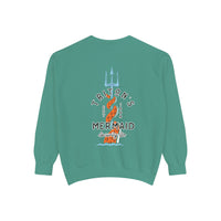 Triton's Mermaid Security Comfort Colors Unisex Garment-Dyed Sweatshirt