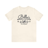 Belle’s Books & Candles Bella Canvas Unisex Jersey Short Sleeve Tee