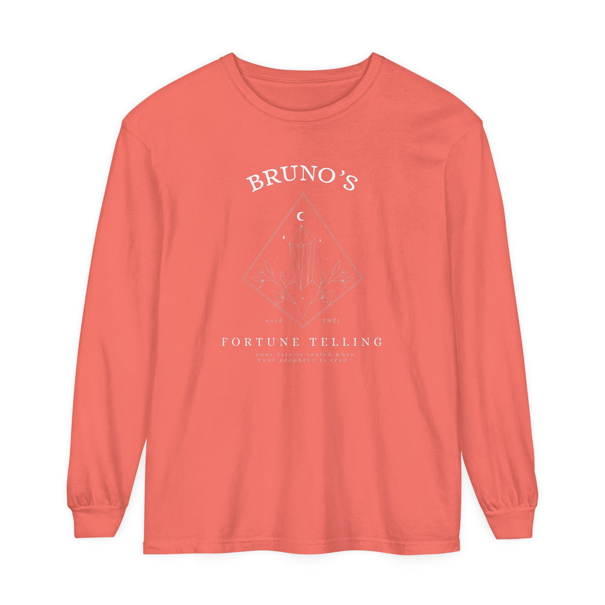 Bruno's Fortune Telling Comfort Colors Unisex Garment-dyed Long Sleeve T-Shirt