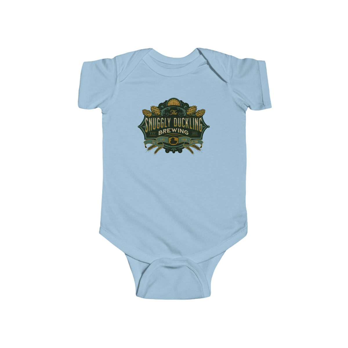 The Snuggly Duckling Brewing Rabbit Skins Infant Fine Jersey Bodysuit