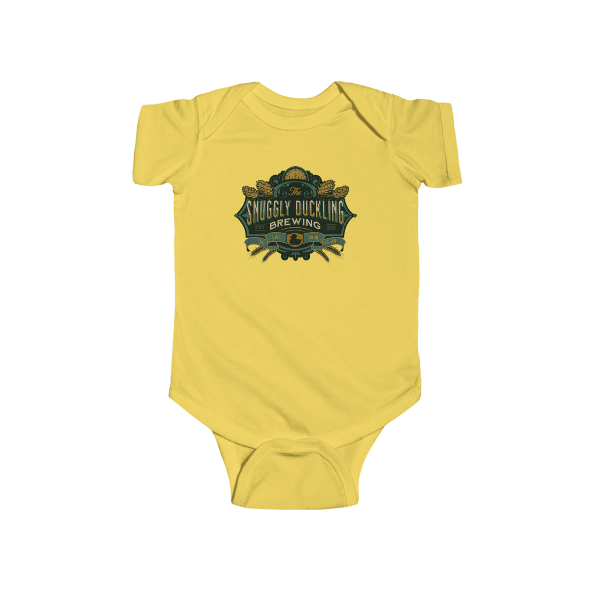 The Snuggly Duckling Brewing Rabbit Skins Infant Fine Jersey Bodysuit