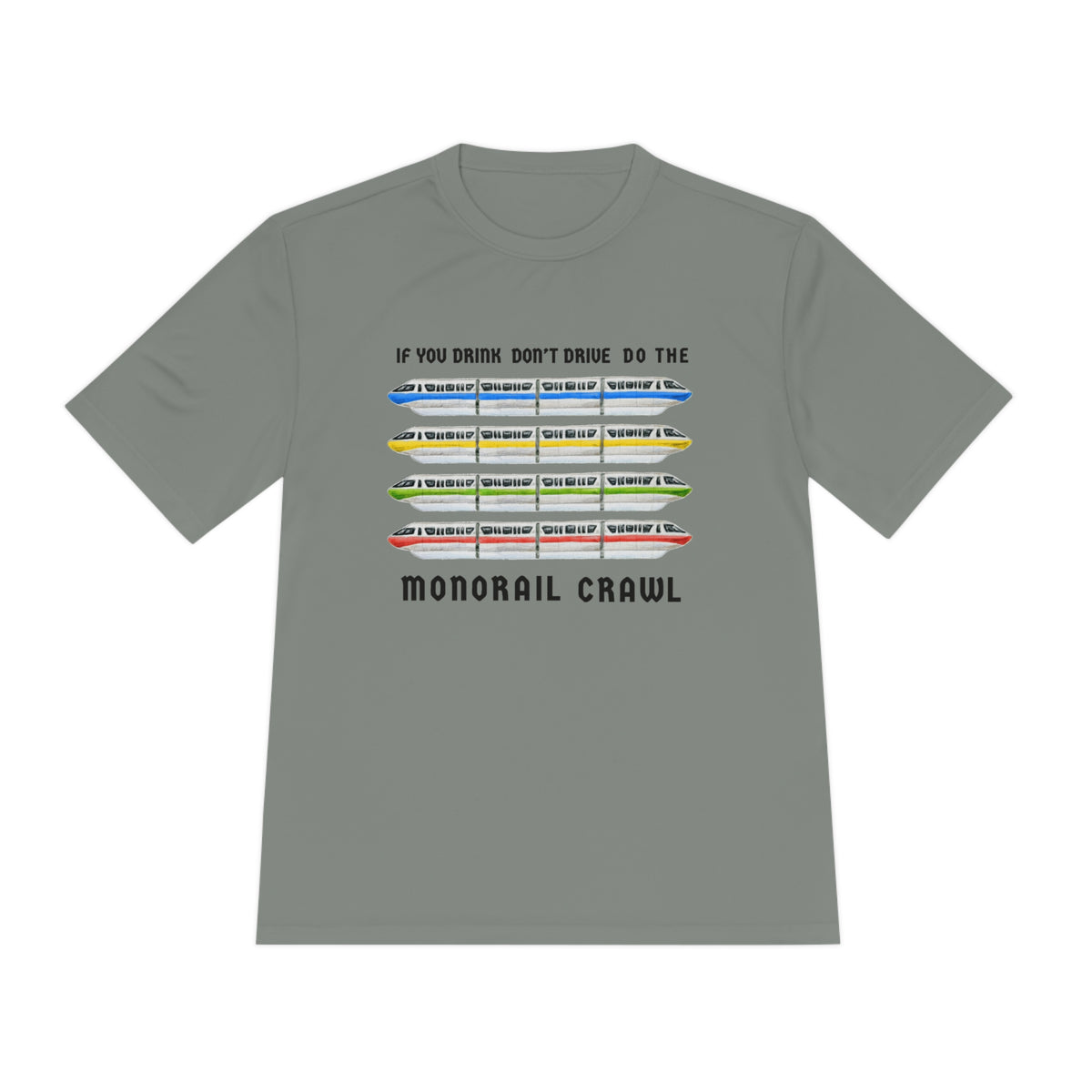 Monorail Crawl Unisex Moisture Wicking Tee