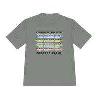 Monorail Crawl Unisex Moisture Wicking Tee