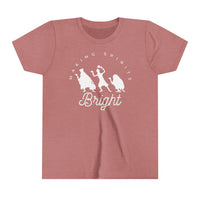 Making Spirits Bright Bella Canvas Youth Short Sleeve Tee