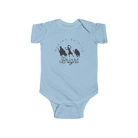 Making Spirits Bright Rabbit Skins Infant Fine Jersey Bodysuit