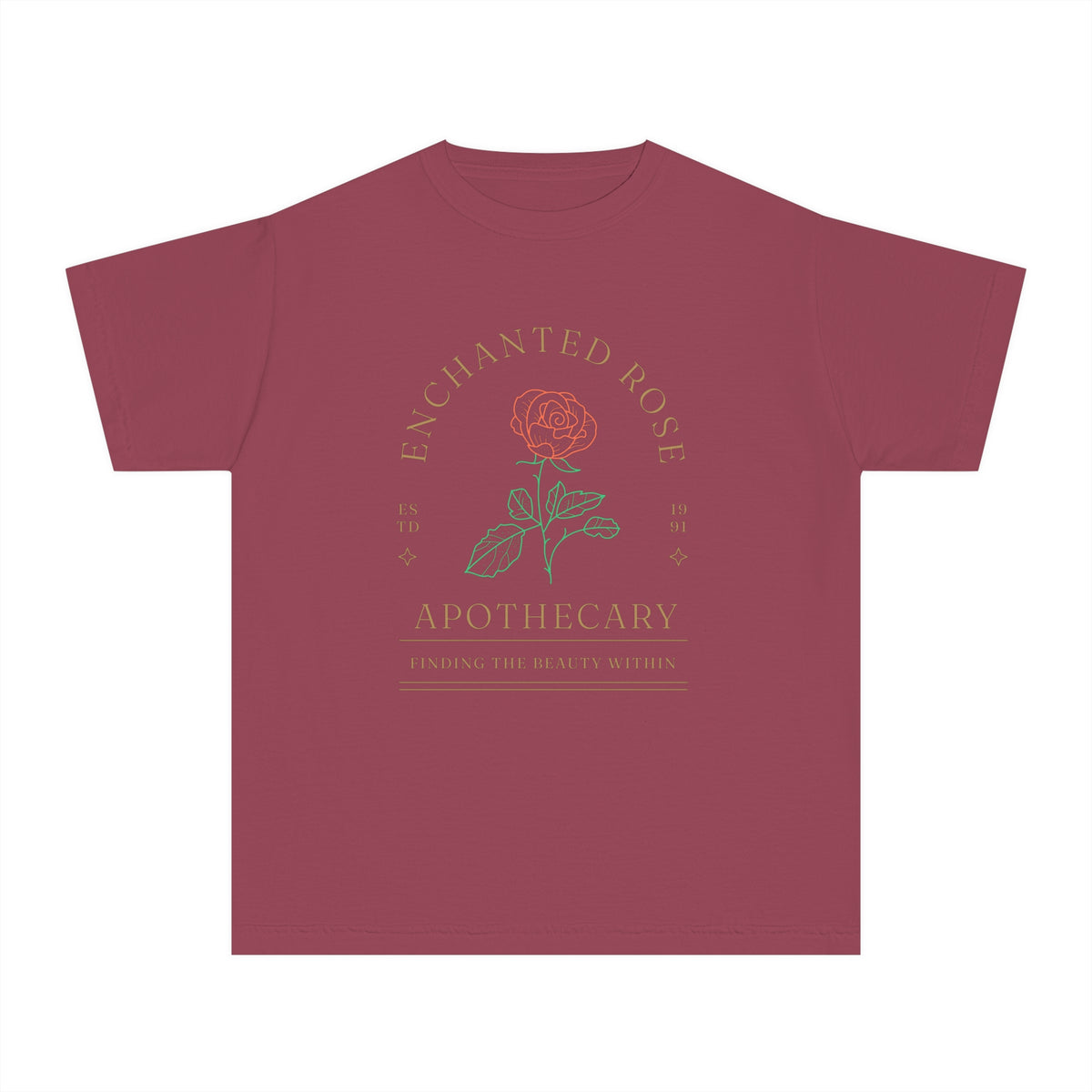 Enchanted Rose Apothecary Comfort Colors Youth Midweight Tee
