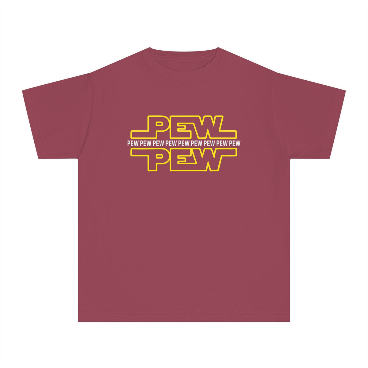 PEW PEW PEW Comfort Colors Youth Midweight Tee