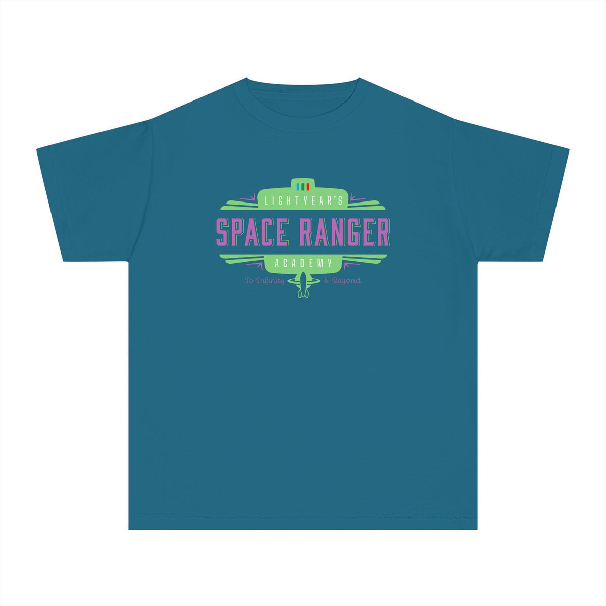 Lightyear's Space Ranger Academy Comfort Colors Youth Midweight Tee