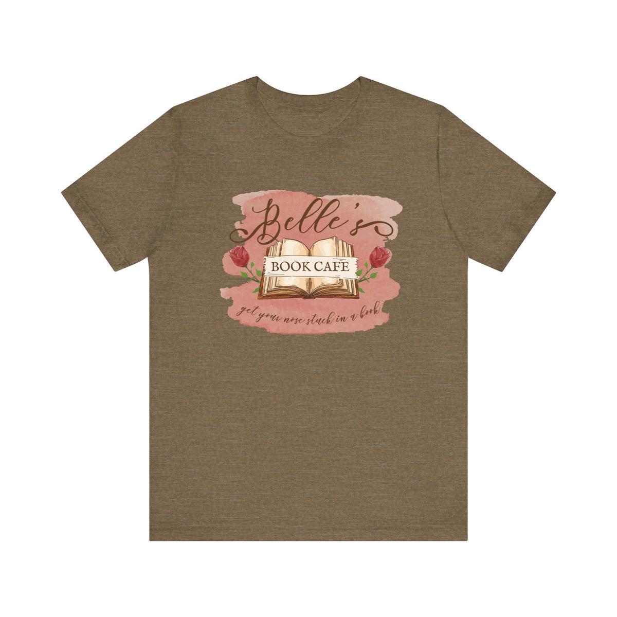 Belle's Book Cafe Bella Canvas Unisex Jersey Short Sleeve Tee