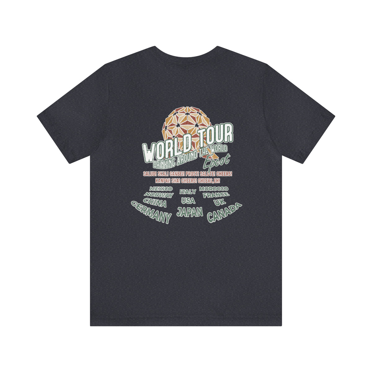 World Tour Bella Canvas Unisex Jersey Short Sleeve Tee