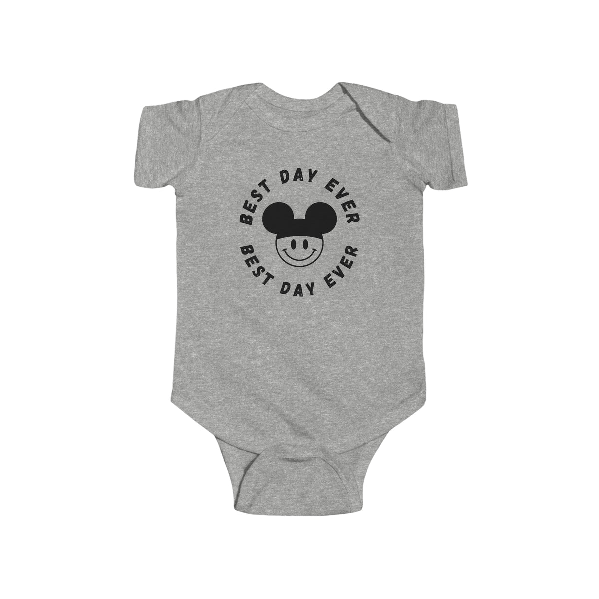 Best Day Ever Rabbit Skins Infant Fine Jersey Bodysuit