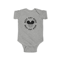 Best Day Ever Rabbit Skins Infant Fine Jersey Bodysuit