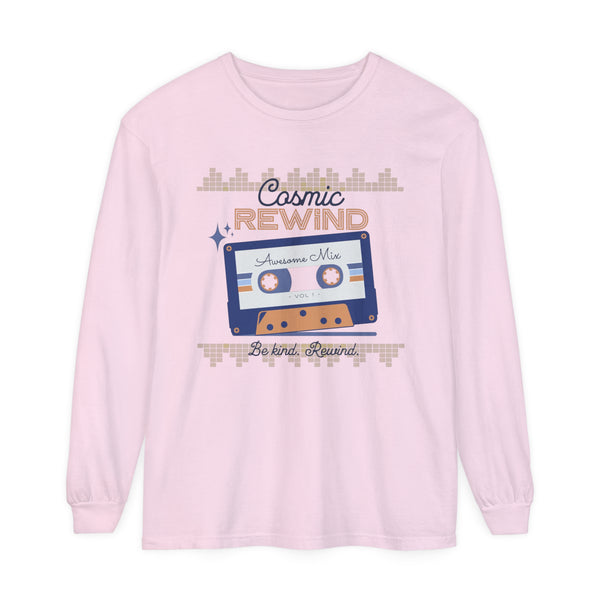 Cosmic Rewind Comfort Colors Unisex Garment-dyed Long Sleeve T-Shirt