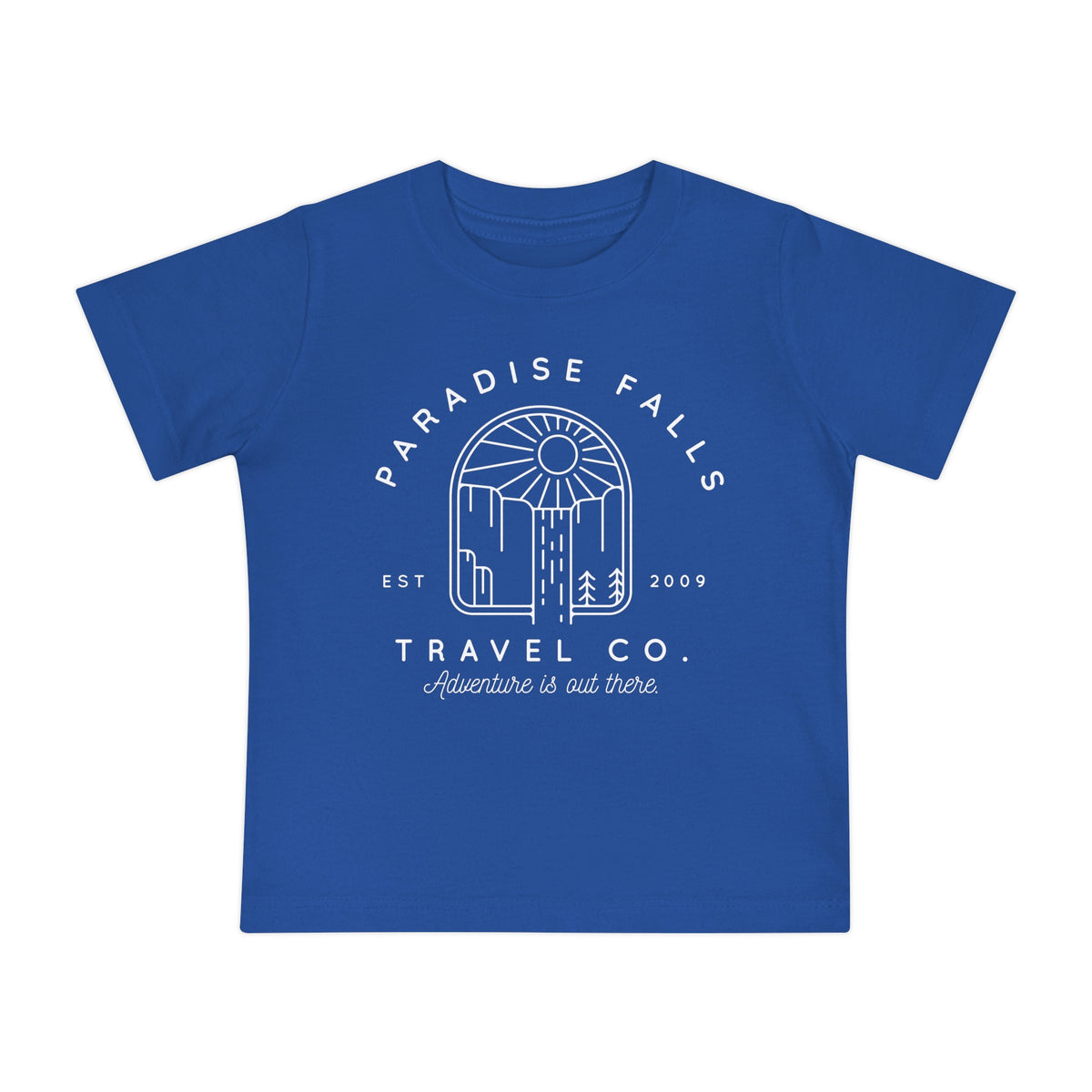 Paradise Falls Vacation Co. Bella Canvas Baby Short Sleeve T-Shirt