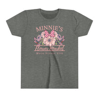 Minnie's Flower Market Bella Canvas Youth Short Sleeve Tee