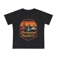 Triple Mountain Badge Bella Canvas Baby Short Sleeve T-Shirt