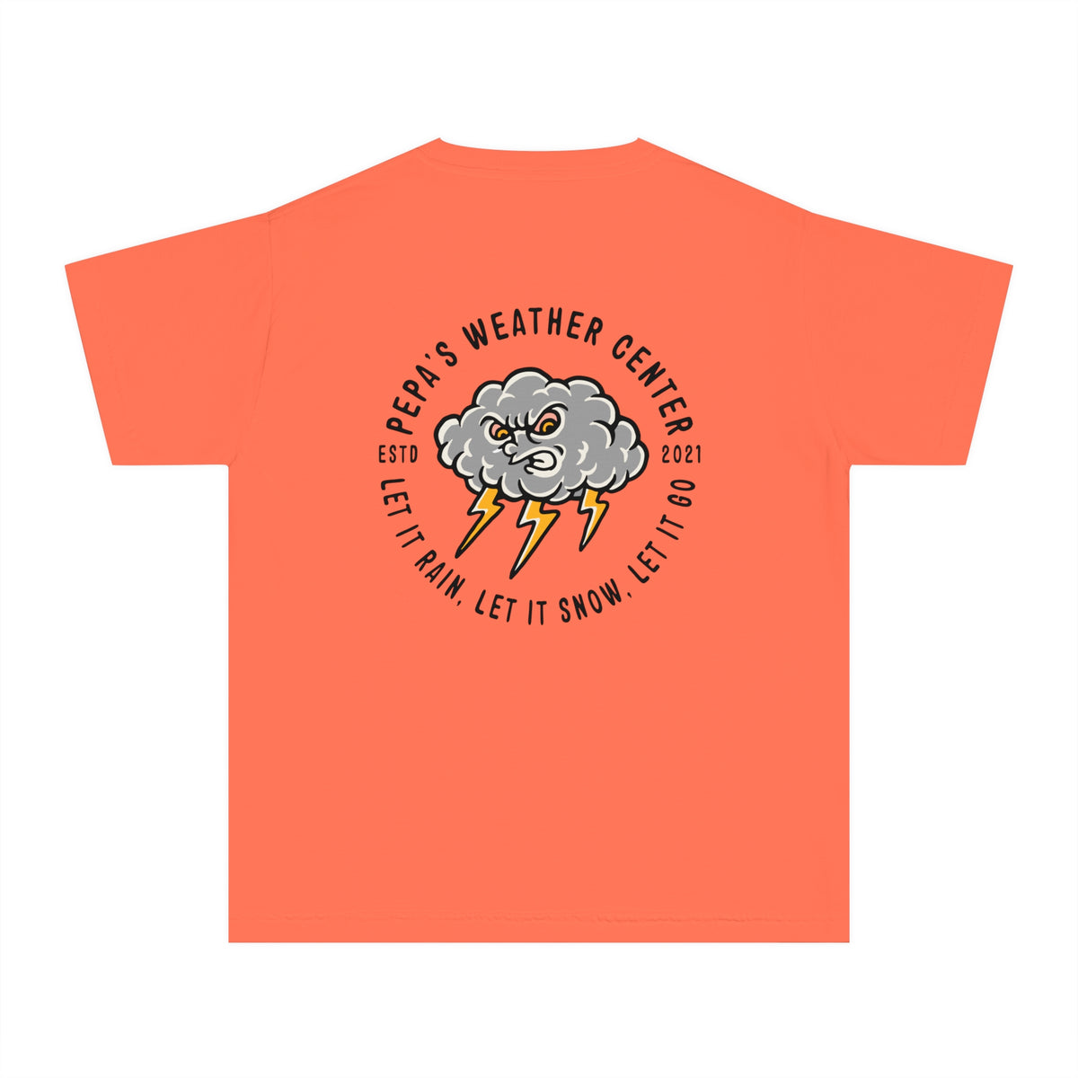 Pepa's Weather Center Comfort Colors Youth Midweight Tee