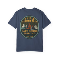 Triple Summit Trek Comfort Colors Unisex Garment-Dyed T-shirt