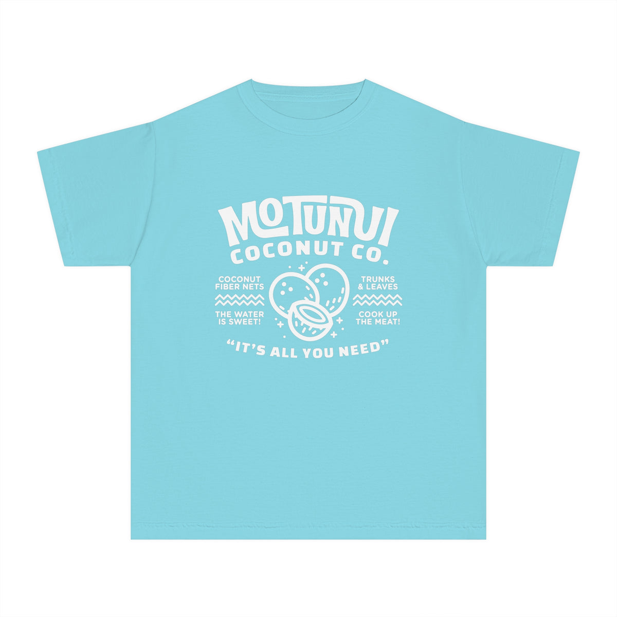 Motunui Coconut Company Comfort Colors Youth Midweight Tee