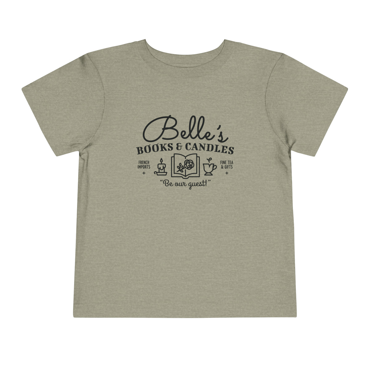 Belle's Books & Candles Bella Canvas Toddler Short Sleeve Tee