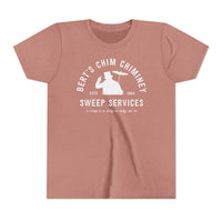 Bert’s Chim Chiminey Sweep Services Bella Canvas Youth Short Sleeve Tee