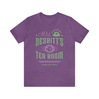Mrs. Nesbitt’s Tea House Mint & Lavender Bella Canvas Unisex Jersey Short Sleeve Tee
