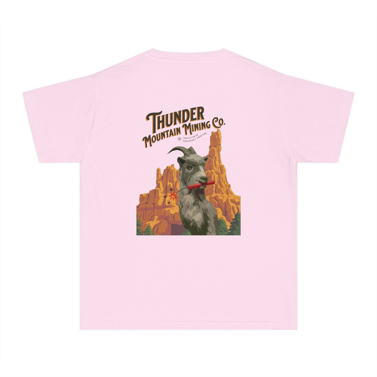 Thunder Mountain Mining Co. Comfort Colors Youth Midweight Tee