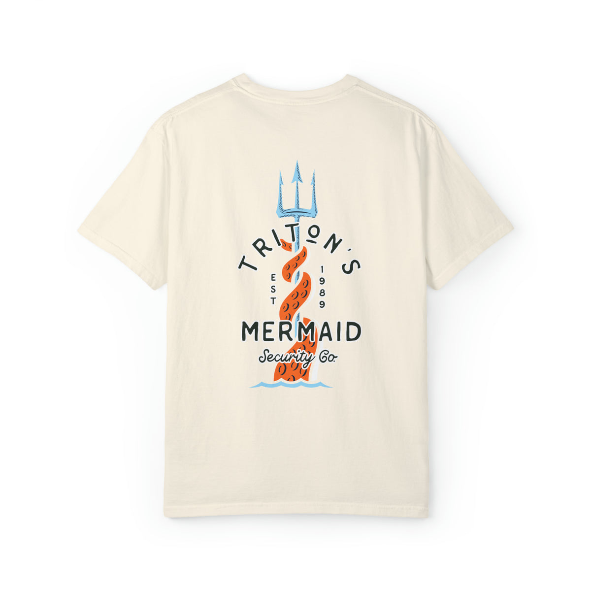 Triton's Mermaid Security Comfort Colors Unisex Garment-Dyed T-shirt
