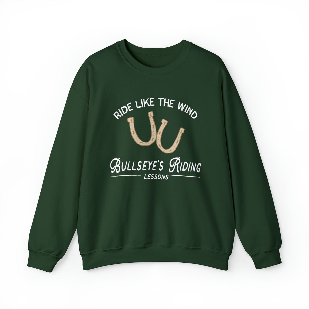 Bullseye's Riding Lessons Gildan Unisex Heavy Blend™ Crewneck Sweatshirt
