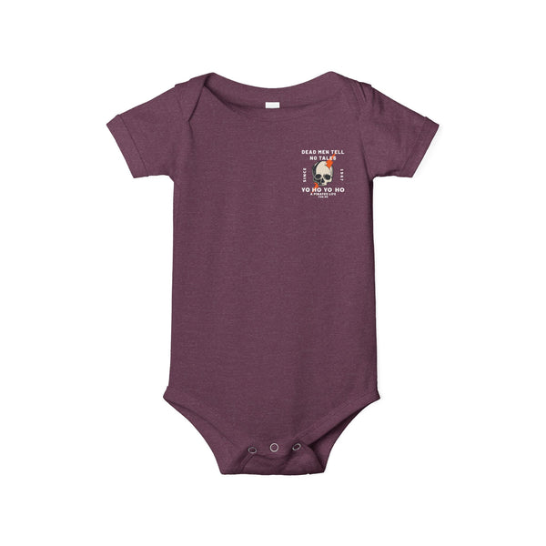 Dead Men Tell No Tales Bella Canvas Infant Jersey One Piece